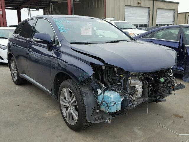 2T2ZB1BA9FC003986 - 2015 LEXUS RX 450H BLUE photo 1