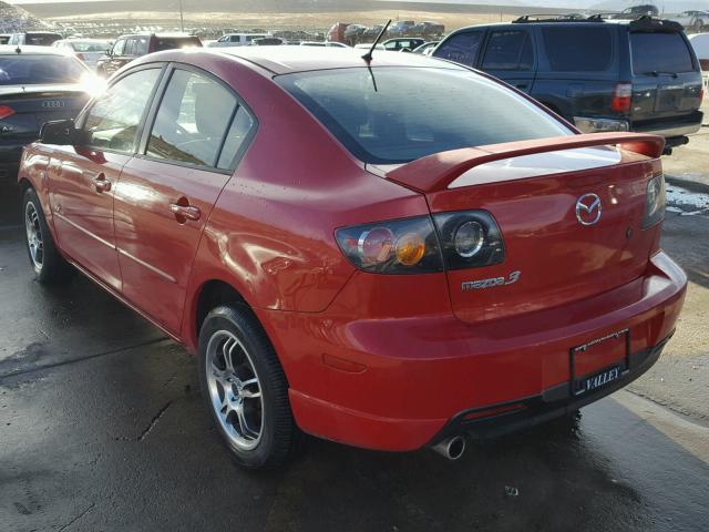 JM1BK323561422117 - 2006 MAZDA 3 S RED photo 3