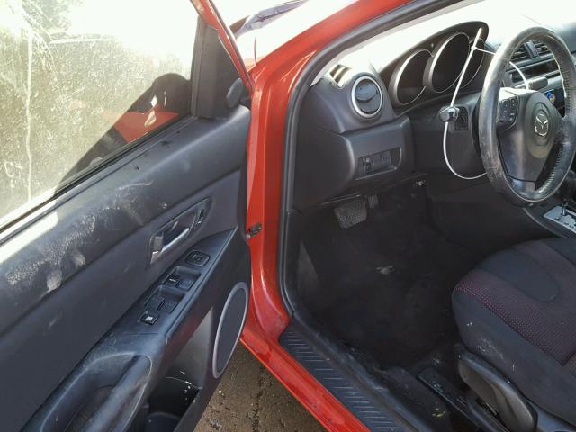 JM1BK323561422117 - 2006 MAZDA 3 S RED photo 9