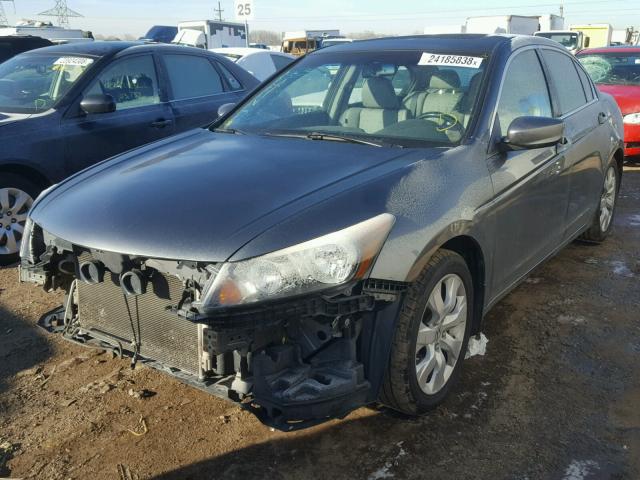 1HGCP2F85AA087361 - 2010 HONDA ACCORD EXL GRAY photo 2