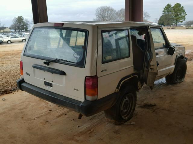 1J4FJ28S1WL239695 - 1998 JEEP CHEROKEE S WHITE photo 4