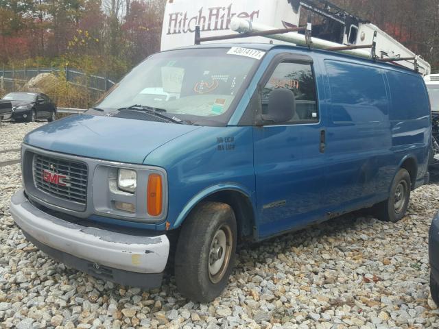 1GTFG25M2W1020640 - 1998 GMC SAVANA G25 GREEN photo 2