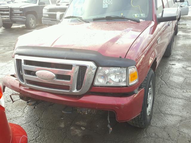 1FTZR45E58PA64112 - 2008 FORD RANGER SUP MAROON photo 7