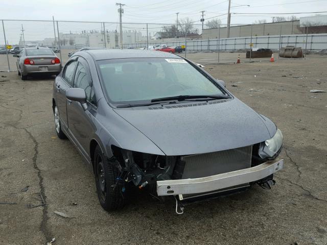 2HGFA16539H343671 - 2009 HONDA CIVIC LX SILVER photo 1