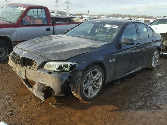 WBA5B3C53FD547433 - 2015 BMW 535 XI Siyah fotoğraf 2