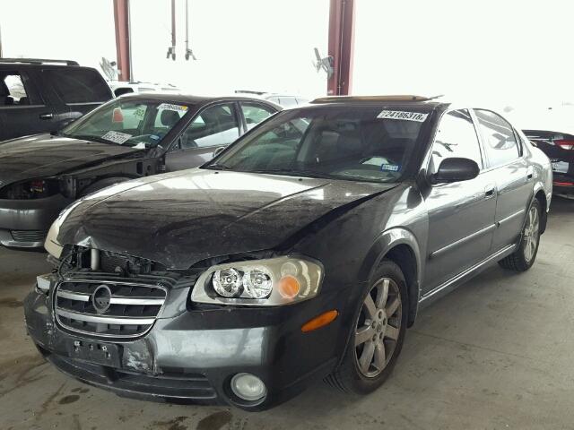 JN1DA31D12T445806 - 2002 NISSAN MAXIMA GLE GRAY photo 2