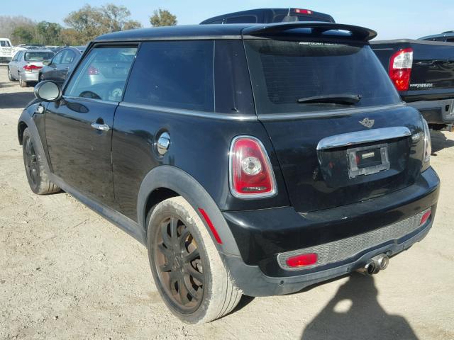 WMWMF73539TT99639 - 2009 MINI COOPER S BLACK photo 3