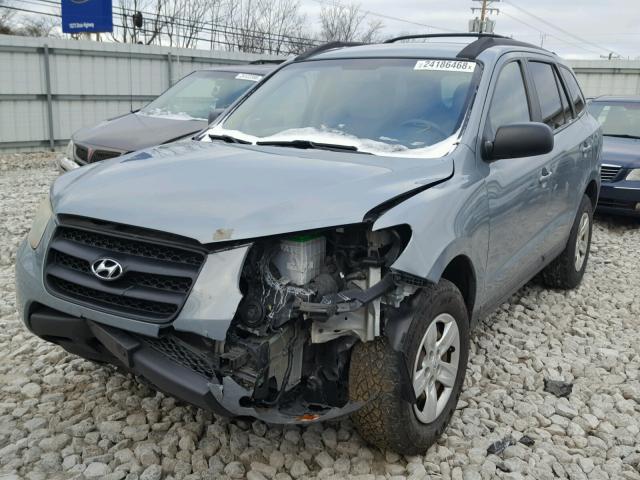 5NMSG13D49H284075 - 2009 HYUNDAI SANTA FE G GRAY photo 2