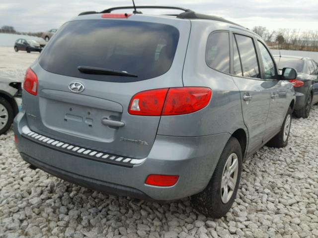 5NMSG13D49H284075 - 2009 HYUNDAI SANTA FE G GRAY photo 4