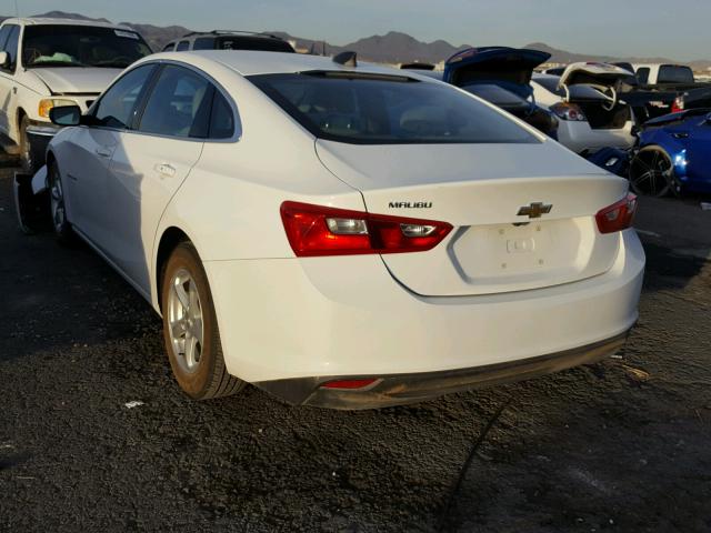 1G1ZC5ST4HF237482 - 2017 CHEVROLET MALIBU LS WHITE photo 3