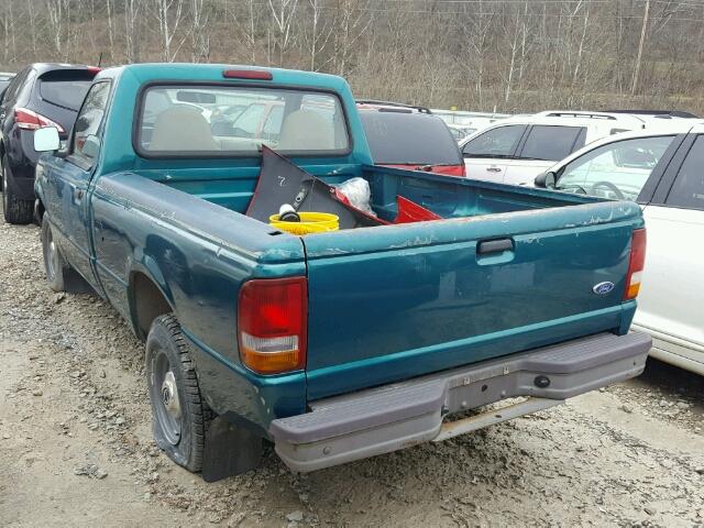 1FTCR10A0VTA92993 - 1997 FORD RANGER GREEN photo 3