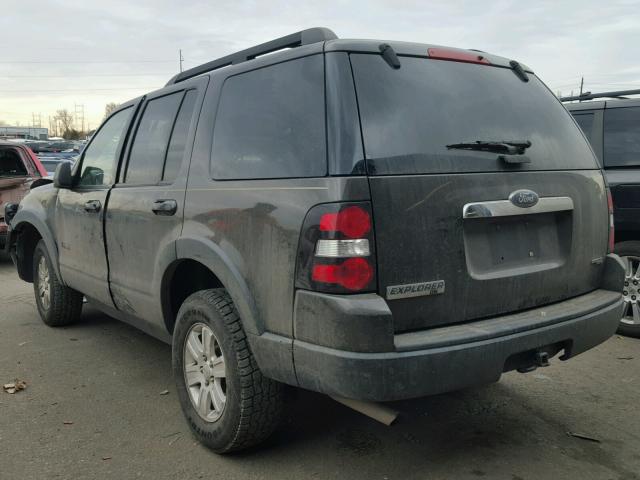 1FMEU73E87UB03787 - 2007 FORD EXPLORER X GRAY photo 3