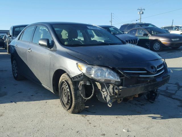 2T1BU4EEXDC104595 - 2013 TOYOTA COROLLA BA GRAY photo 1