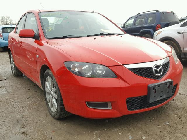 JM1BK32F481835031 - 2008 MAZDA 3 I RED photo 1