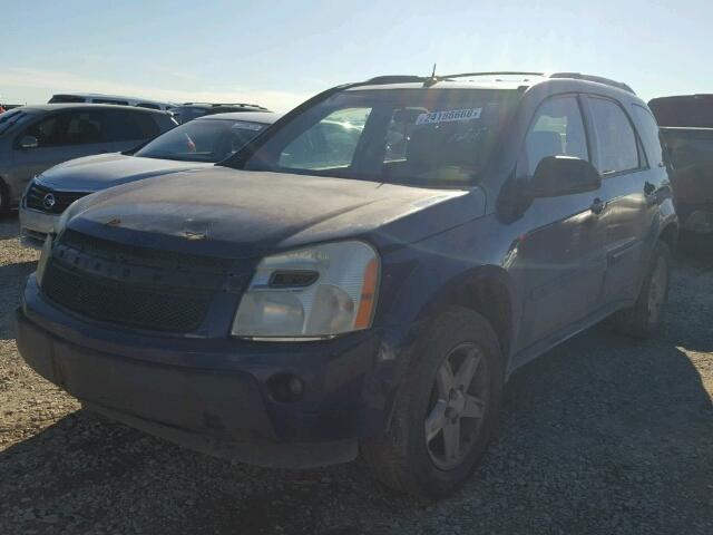 2CNDL73F156095891 - 2005 CHEVROLET EQUINOX LT BLUE photo 2