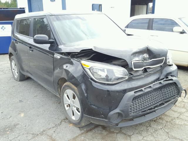 KNDJN2A24F7790713 - 2015 KIA SOUL BLACK photo 1