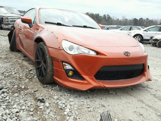 JF1ZNAA15D1734547 - 2013 TOYOTA SCION FR-S ნარინჯისფერი ფოტო 1