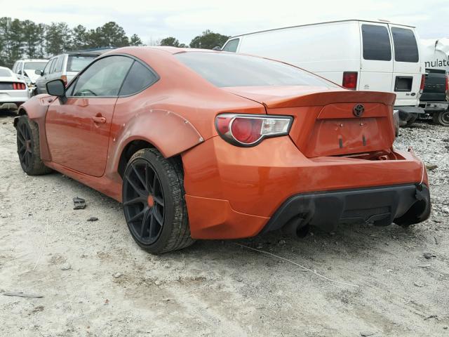 JF1ZNAA15D1734547 - 2013 TOYOTA SCION FR-S ORANGE photo 3