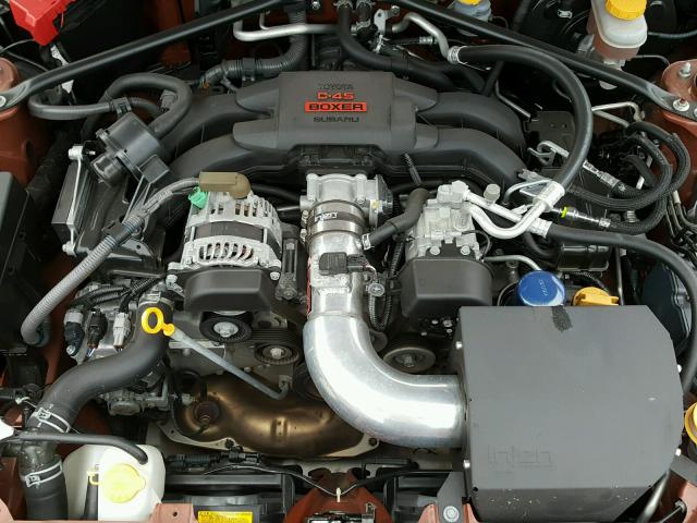 JF1ZNAA15D1734547 - 2013 TOYOTA SCION FR-S ნარინჯისფერი ფოტო 7