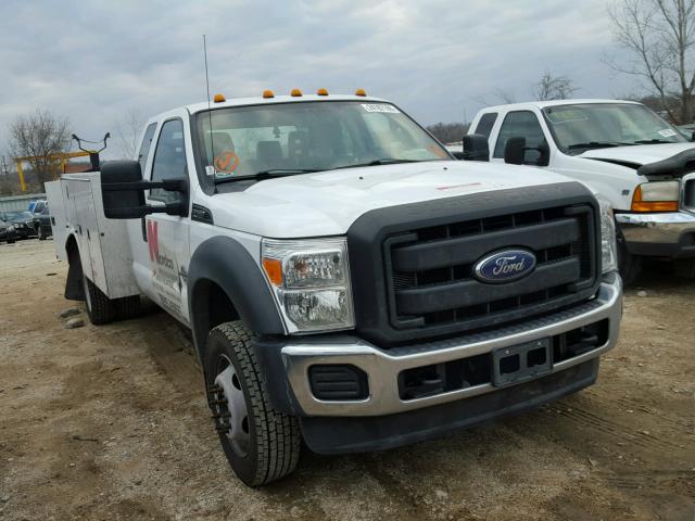 1FD0X4GT4FEC71542 - 2015 FORD F450 SUPER WHITE photo 1