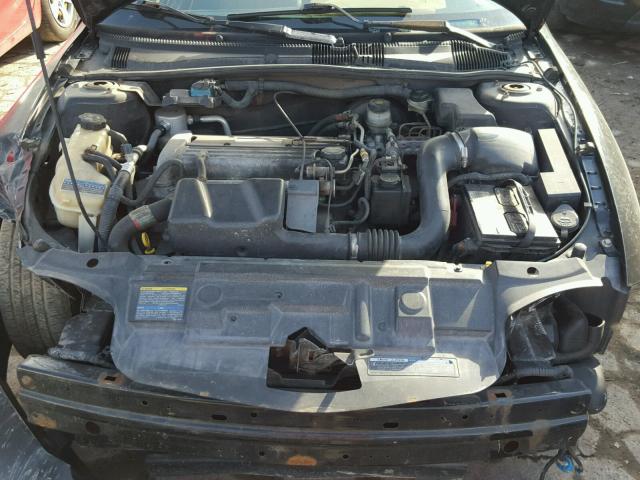 1G1JC12FX37252829 - 2003 CHEVROLET CAVALIER BLACK photo 7