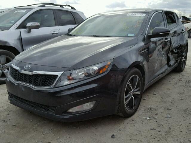 5XXGN4A73CG049148 - 2012 KIA OPTIMA EX BLACK photo 2