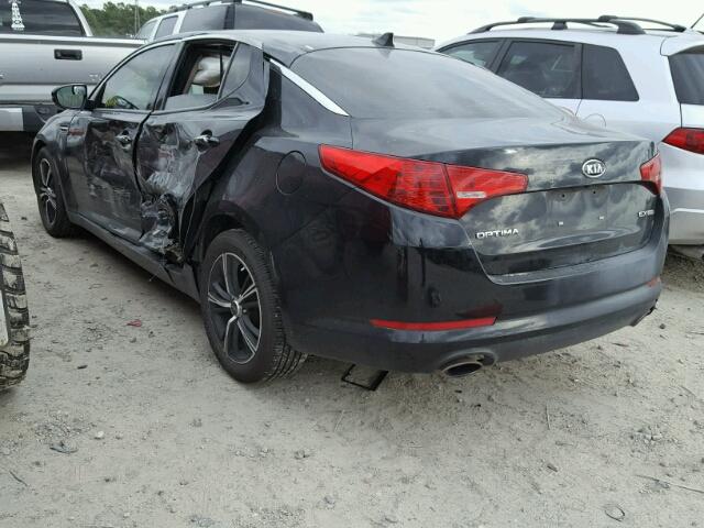 5XXGN4A73CG049148 - 2012 KIA OPTIMA EX BLACK photo 3