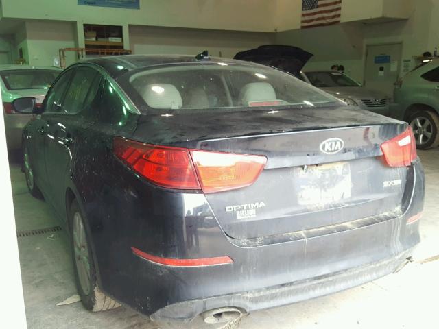 5XXGN4A79FG376951 - 2015 KIA OPTIMA EX BLUE photo 3