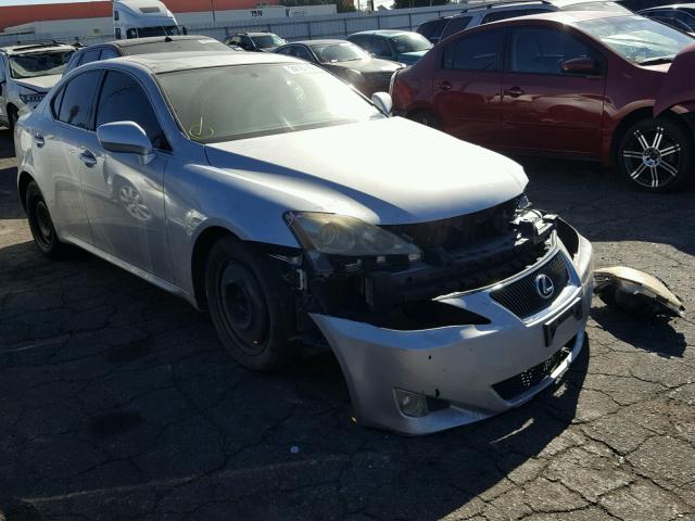 JTHBK262865024399 - 2006 LEXUS IS 250 SILVER photo 1