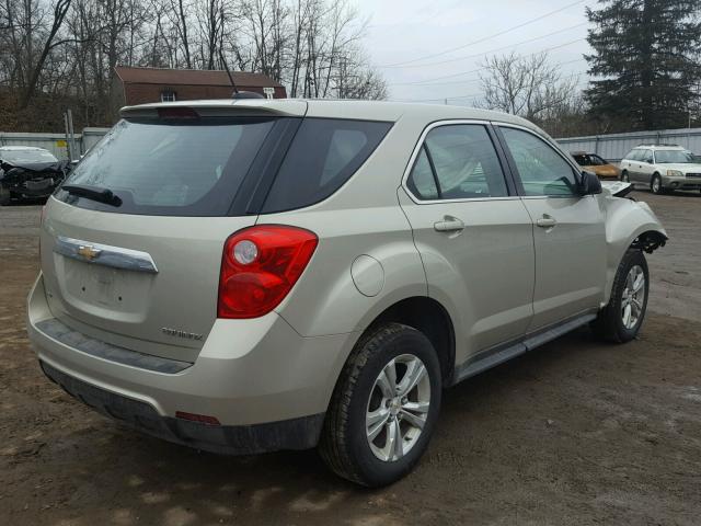 2GNFLEEK2F6295487 - 2015 CHEVROLET EQUINOX LS TAN photo 4