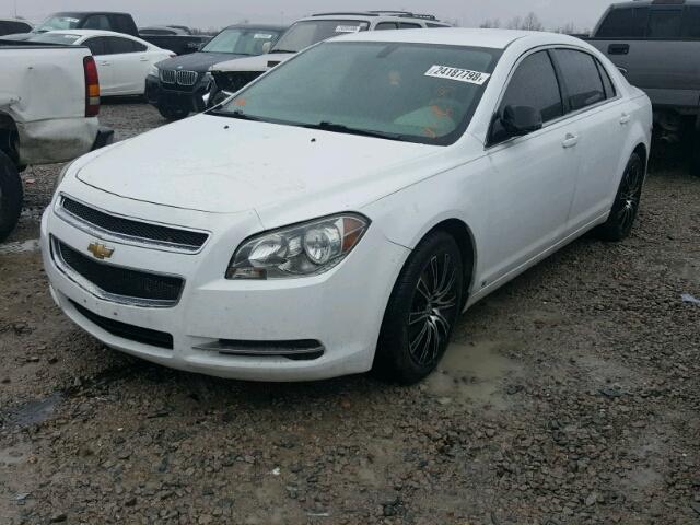 1G1ZG57B99F143930 - 2009 CHEVROLET MALIBU LS WHITE photo 2