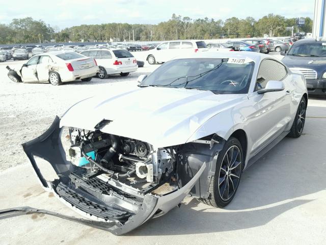 1FA6P8TH2G5277399 - 2016 FORD MUSTANG SILVER photo 2