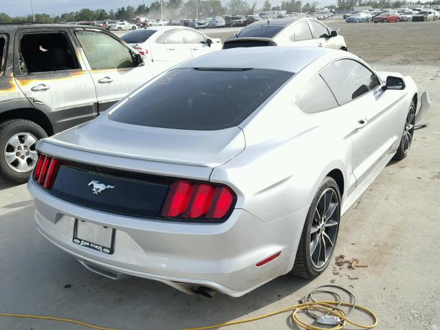 1FA6P8TH2G5277399 - 2016 FORD MUSTANG SILVER photo 4