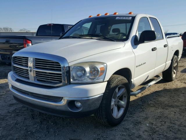 1D7HA18P17S249578 - 2007 DODGE RAM 1500 S WHITE photo 2