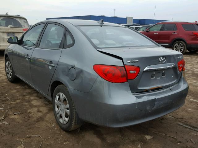 KMHDU4ADXAU867541 - 2010 HYUNDAI ELANTRA BL GRAY photo 3