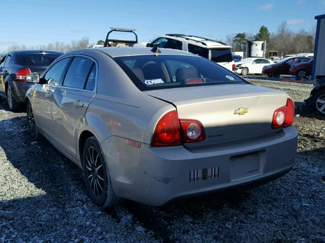 1G1ZB5E07CF272529 - 2012 CHEVROLET MALIBU LS BEIGE photo 3