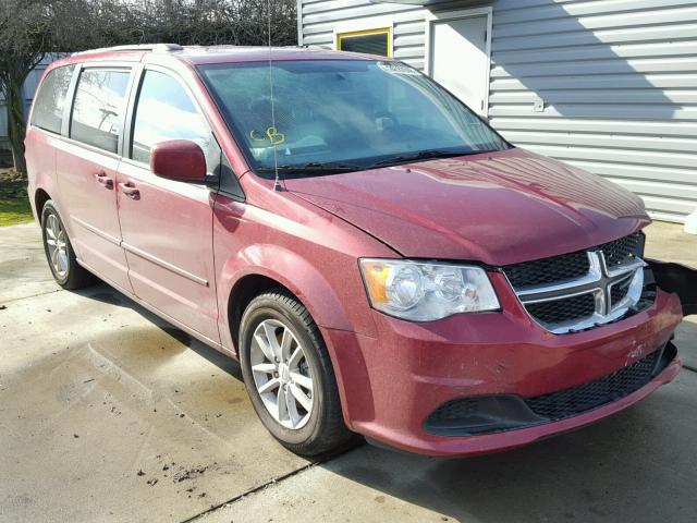 2C4RDGCG6ER478854 - 2014 DODGE GRAND CARA RED photo 1