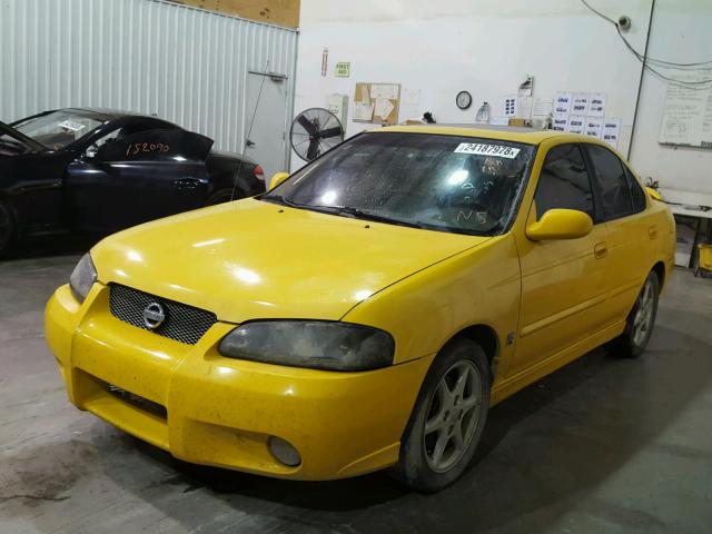 3N1AB51D83L719679 - 2003 NISSAN SENTRA SE- YELLOW photo 2