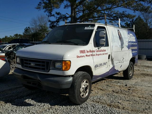 1FTNE24W14HA37888 - 2004 FORD ECONOLINE WHITE photo 2