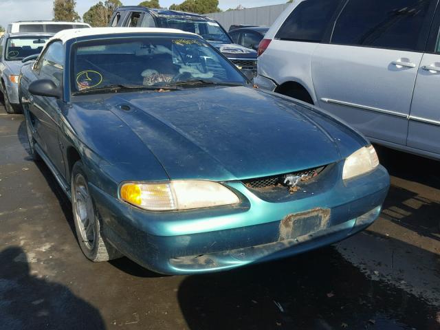 1FALP45X3TF129945 - 1996 FORD MUSTANG GT GREEN photo 1