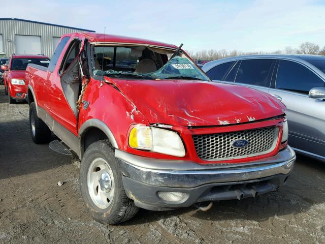 1FTRX18L11NA33861 - 2001 FORD F150 RED photo 1