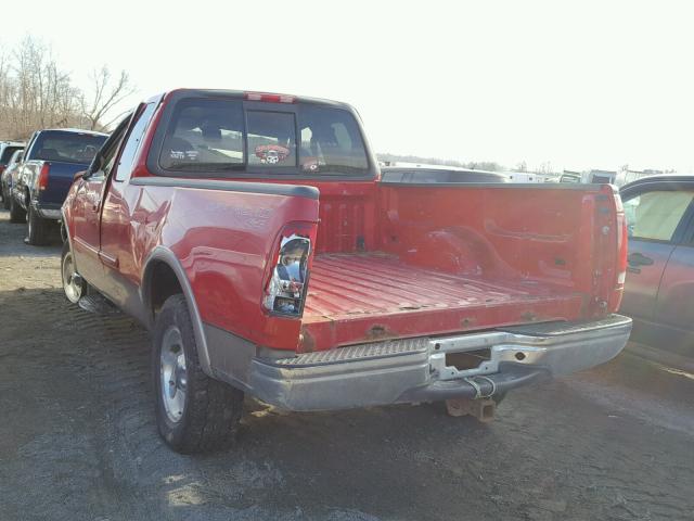 1FTRX18L11NA33861 - 2001 FORD F150 RED photo 3