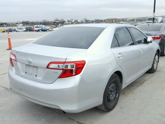 4T4BF1FK6ER339420 - 2014 TOYOTA CAMRY L SILVER photo 4