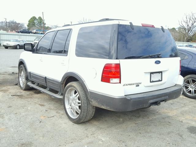 1FMRU15W74LA53308 - 2004 FORD EXPEDITION WHITE photo 3