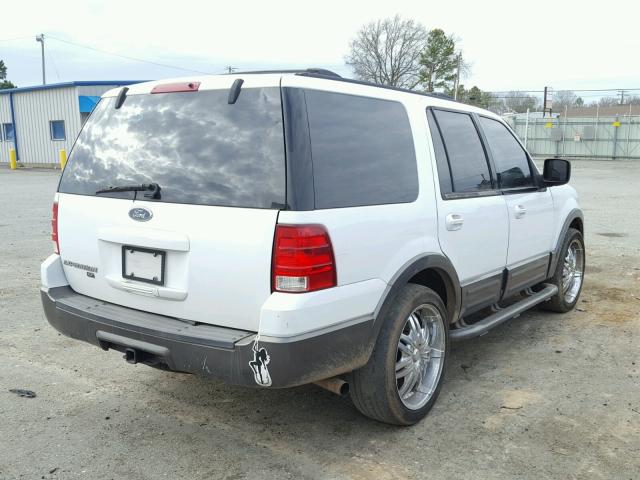 1FMRU15W74LA53308 - 2004 FORD EXPEDITION WHITE photo 4