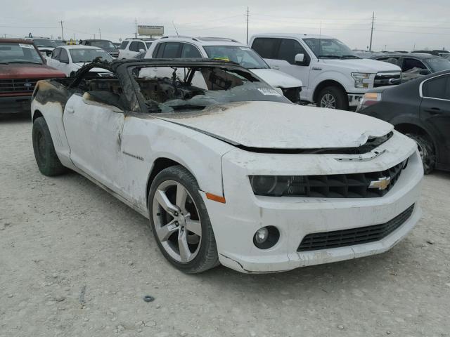 2G1FK3DJ2B9193410 - 2011 CHEVROLET CAMARO 2SS WHITE photo 1