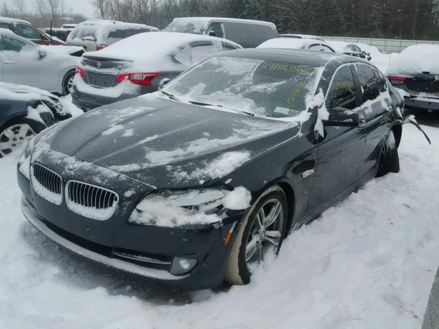 WBAXH5C55DD107777 - 2013 BMW 528 XI BLACK photo 2