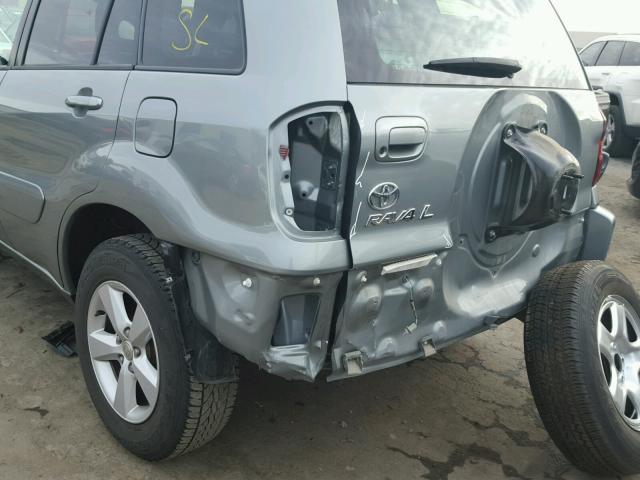 JTEGD20V440029478 - 2004 TOYOTA RAV4 GRAY photo 9