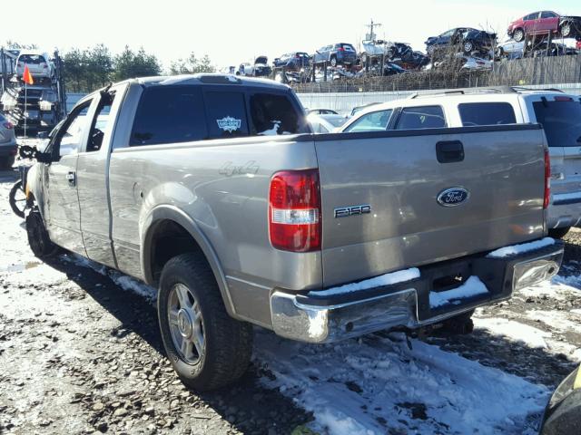 1FTPX14505FB58218 - 2005 FORD F150 SILVER photo 3