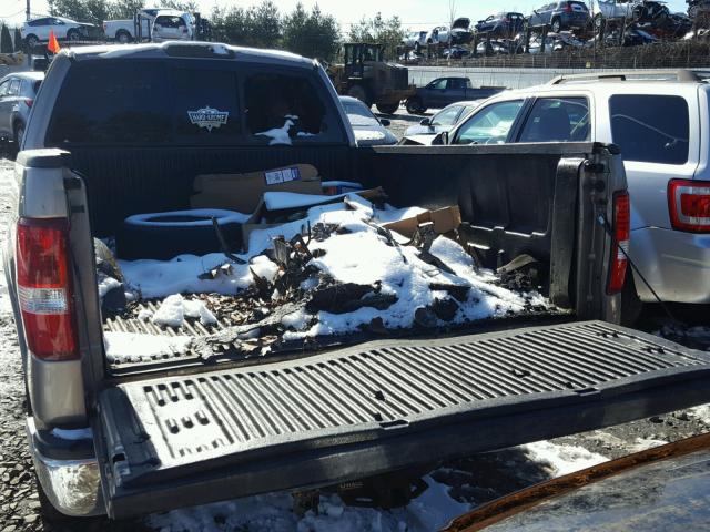 1FTPX14505FB58218 - 2005 FORD F150 SILVER photo 9